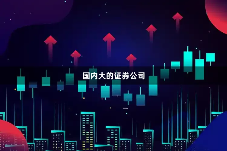 国内大的证券公司